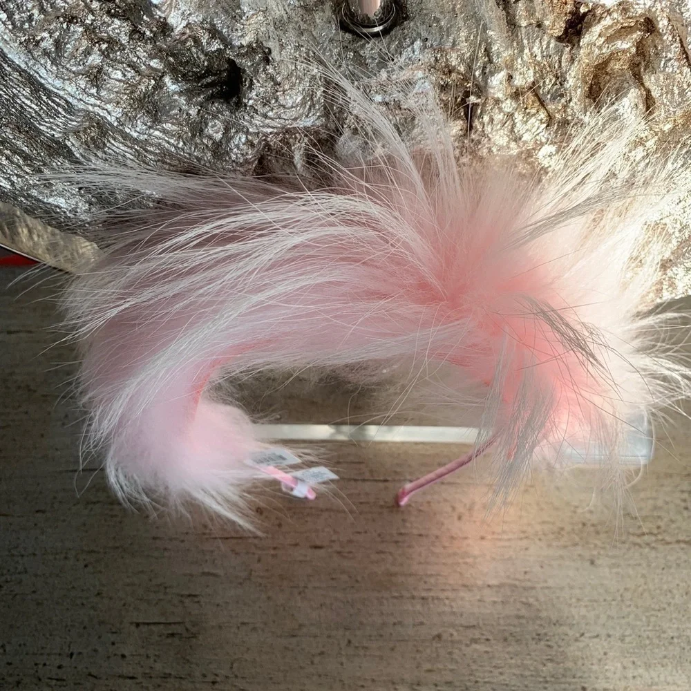 Bari Lynn Girl's Allover Fox Fur Headband